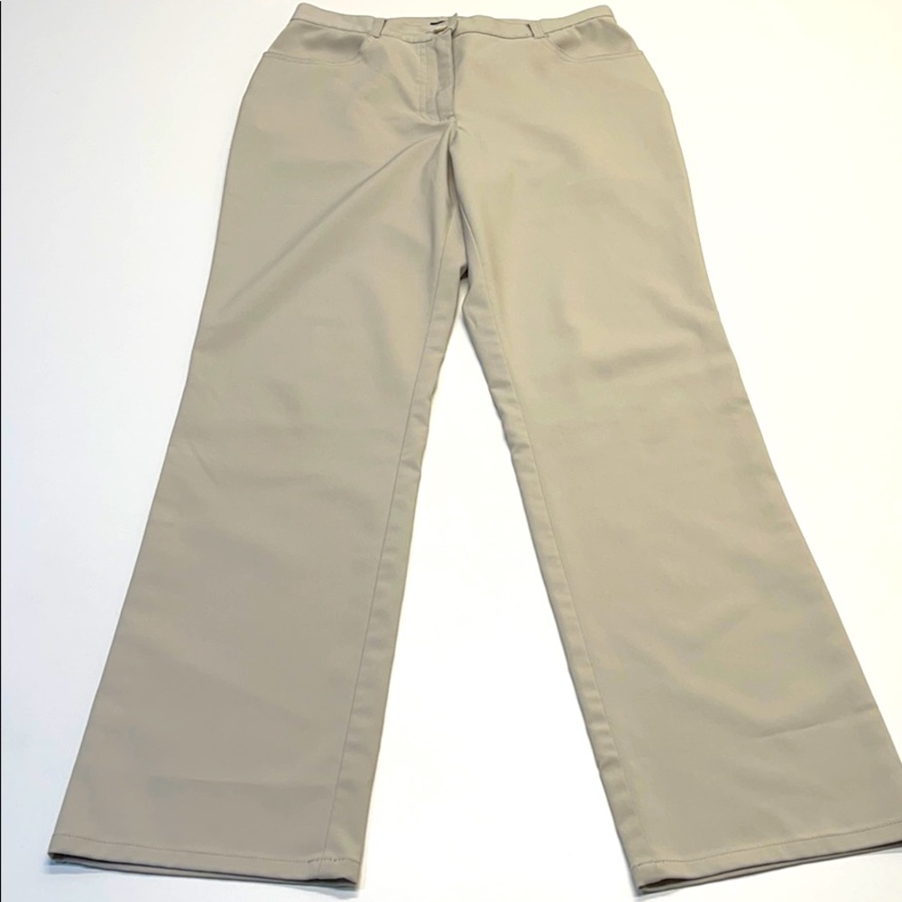 NY & COMPANY Womens 6 Regular Khaki Dress Pants